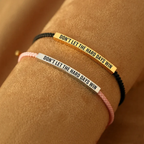 Don't Let The Hard Days Win – Armband med budskap