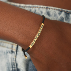 Don't Let The Hard Days Win – Armband med budskap